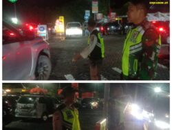 Malam Puncak Arus Balik, Petugas Gabungan Tingkatkan Pengamanan Rest Area KM 164 Tol Cipali