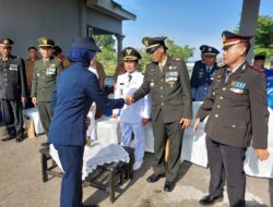 Danramil Hadir Dalam Upacara Peringatan HUT Ke-78 TNI AU di Lanud Sugiri Sukani