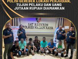 Polisi Gerebek Lokasi Perjudian, Tujuh Pelaku dan Uang Jutaan Rupiah Diamankan