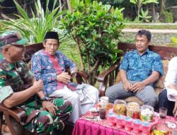 Selalu Kompak, Danramil 1710/Leuwimunding Laksanakan Komsos Bersama Muspika