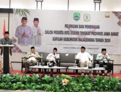 Pj Bupati Majalengka lepas Kafilah MTQ ke 38 Tingkat Provinsi Jawa Barat yang akan Berlangsung di Bekasi.