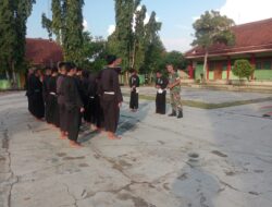 Babinsa Simo Pantau Kegiatan Kenaikan Tingkat Perguruan Silat