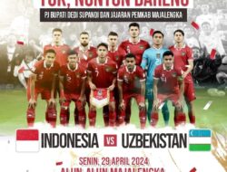 Pemkab Majalengka, Gelar Nobar Timnas U-23 di Alun-Alun Majalengka