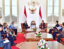 Presiden RI Terima Delegasi Microsoft di Istana Merdeka