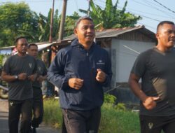 Jaga Kebugaran Tubuh, Pasiops Kodim 0617/Majalengka Pimpin Olahraga Bersama