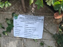 Rungkad!!! Pekerjaan Pembanguan Jalan Usaha Tani di Desa Gunungwangi, Diduga Mark-Up Anggaran