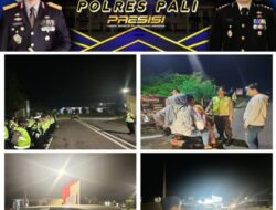 Polres PALI Gelar Razia, 30 Personel yang Melakukan Pemeriksaan Terhadap Kendaraan Bermotor