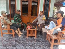 Selalu Kompak, Babinsa dan Bhabinkamtibmas Silaturahmi Dengan Masyarakat Binaan