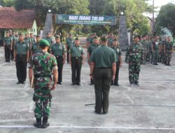 Pimpin Apel Pagi, Pasi Intel Berikan Pengarahan Kepada Anggota Makodim 0617/Majalengka