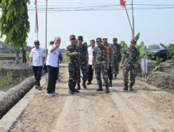 Laksanakan Wasev Brigjen TNI M. Jangkung Widiyanto, S.I.P., M.Tr. (Han) Sambangi TMMD Reguler Ke-120 Kodim 0726/Sukoharjo