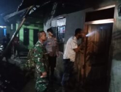 Diduga Akibat Konsleting Listrik, Rumah Warga di Desa Angrawati Hangus Terbakar
