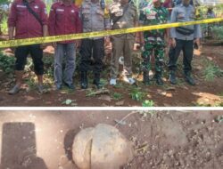 Geger!!! Warga Temukan Granat di TPU Desa Sinargalih, Babinsa Datangi TKP