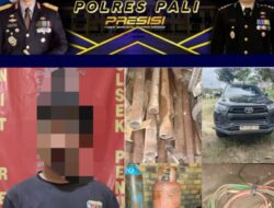 Team Serigala Unit Reskrim Polsek Penukal Abab, Lakukan Penangkapan Warga Talang Subur.