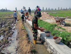 Satgas TMMD ke 120 Kodim 0726/Sukoharjo, Kerjakan Finishing Sasaran Talud