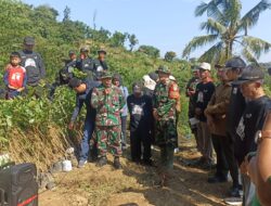Babinsa Koramil 1701/Majalengka melaksanakan Kegiatan Reboisasi Berbasis Digital Tahun 2024