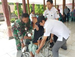 Satgas TMMD Juga Motivasi Penyandang Difabel dan Keluarganya
