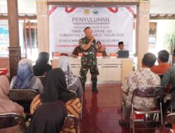 Sasaran Non Fisik TMMD Reg ke 120 Kodim 0726/Sukoharjo berikan Sosialisasi Pencegahan Pernikahan Usia Dini