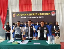 Satresnarkoba Polresta Banda Aceh Amankan 8 Penyalahguna Narkoba