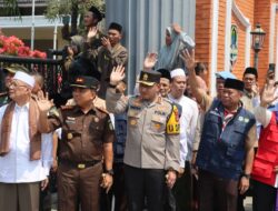 Kapolres Majalengka Hadiri Pelepasan Jemaah Haji Tahun 1445 H/2024 M Kabupaten Majalengka