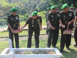 Peringati HUT Kodam III/Siliwangi Ke-78, Kodim 0617/Majalengka Gelar Upacara Ziarah dan Tabur Bunga di Taman Makam Pahlawan Sawala
