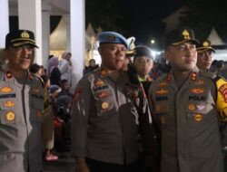 Kapolres Majalengka Pimpin Langsung Pengamanan Karnaval SCTV di Lapangan GGM Kabupaten Majalengka