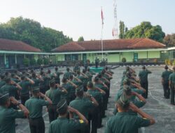 Minggu Terakhir Bulan Mei, Kodim Majalengka Gelar Upacara Pengibaran Bendera Mingguan