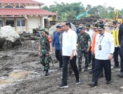 Jokowi Tinjau Area Terdampak Longsor dan Banjir Lahar Dingin di Sumbar