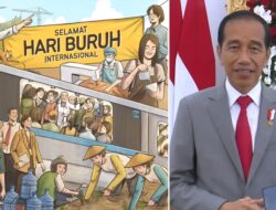 Ucapkan Selamat Hari Buruh, Jokowi Ajak Pekerja Capai Kesejahteraan