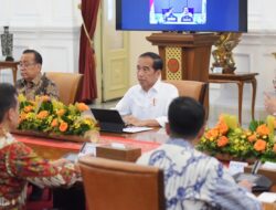 Pimpin Ratas Penanganan Pengungsi Erupsi Gunung Ruang, Begini Arahan Jokowi