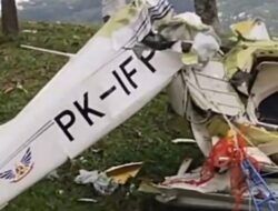Pesawat Latih PK-IFP Jatuh di BSD Tangsel, Polisi: Tiga Meninggal Dunia