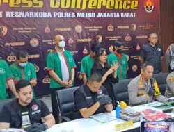 Ungkap Dua Kasus Narkoba, Polrestro Jakbar Ringkus Empat Pelaku