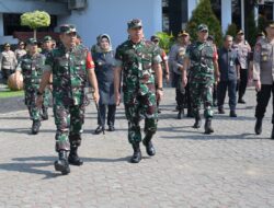 Pangdam IV/Diponegoro Tinjau Langsung Latihan Penanggulangan Konflik Sosial (PKS) di wilayah Kodim 0726/Sukoharjo