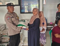 Polsek Dawuan, Gelar Monitoring Distribusi Bantuan Pangan Cadangan Beras Tahun 2024