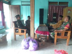 Imbauan Babinsa Agar Warga Tidak Membakar Sampah Sembarangan