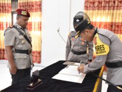 Kapolres Bireuen Serahterimakan Jabatan Kasatres Narkoba dan Kapolsek Peudada