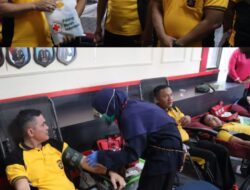 Polres Muara Enim Gelar Donor Darah dalam Menyambut Hari Bhayangkara ke 78 Tahun 2024