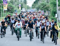 Semarak Hari Bhayangkara ke 78 Polres Bireuen Gelar Olah Raga Bersama TNI dan Forkopimda