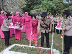 Kapolres Majalengka Pimpin Upacara Ziarah dan Tabur Bunga di TMP Sawala Kadipaten untuk Peringati Hari Bhayangkara ke-78