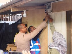 Sinergi Polri dan PLN, Kapolres Lhokseumawe Launching Pemasangan PLN Gratis untuk Warga Kurang Mampu