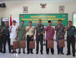 Kodim Boyolali Pererat Hubungan Dengan Komponen Masyarakat