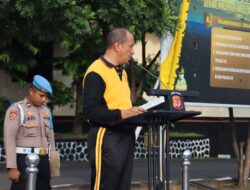 Wakapolres Majalengka Pimpin Apel dan Olahraga Pagi di Lingkungan Polres Majalengka