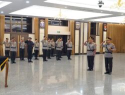 Dankorbrimob Polri Hadiri Upacara Sertijab Kabaintelkam Polri