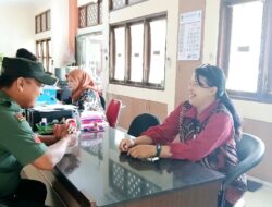 Babinsa Kratonan Koordinasi Dengan Lurah, Bahas Deteksi dan Cegah Dini Situasi Wilayah