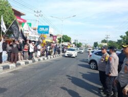 Polres Majalengka Gelar Pengamanan Aksi Bela Palestina oleh Aliansi Masyarakat Muslim Majalengka (AM3)
