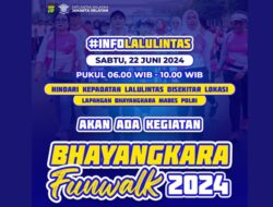 Ada Bhayangkara Fun Walk 2024, Polri Minta Warga Hindari Jalur Ini