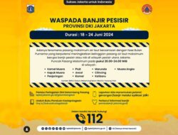 BPBD DKI Minta Warga Pesisir Jakarta Waspada Banjir Rob Pada 18-24 Juni