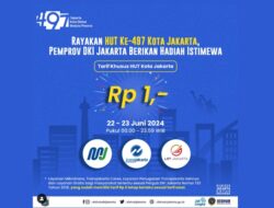 MRT, LRT, dan Transjakarta Berlakukan Tarif Rp1 Pada 22 dan 23 Juni 2024