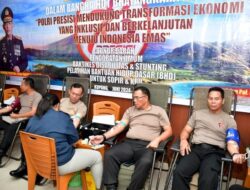 Bhayangkara ke-78, Polda NTT Bekerjasama dengan PMI Lakukan Bansos Donor Darah di Mapolda NTT