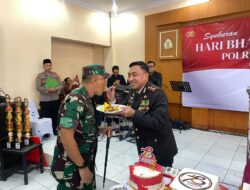 Kejutan di Hari Bhayangkara ke-78: Dandim 0617/Majalengka Bersama Anggota Geruduk Polres Majalengka