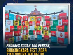 Progres Sudah 100 Persen, Bhayangkara Fest 2024 Siap Dibuka Malam Ini.